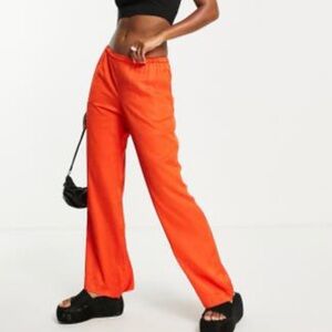 WEEKDAY Women's Red Pants
